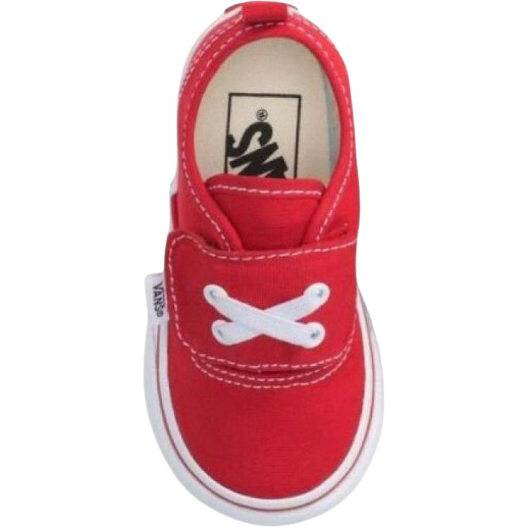 Vans Authentic Elastic Comfortable Versatile Low-Top Walking Shoes Baby sneakers Red VN000EENCJG1