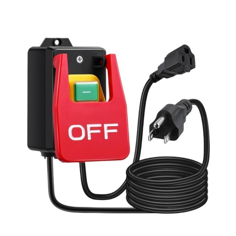 

Router Table Switches 110V to 120V Single Phase On/Off Switches Magnetic Paddle Switches Knee Paddle for Power Tools 1