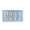 High Transparency Ice Flower Embossed Crystal Butterfly Nail Art Gel Mold