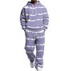 Men's Hoodie and Sweatpants Set with Elastic Waist, Casual Two Piece Outfit