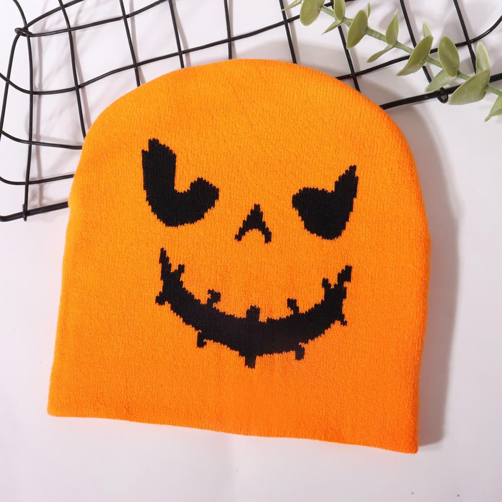 Halloween Pumpkin Knit Hat With Warmth For Fall Street Fashion Fans