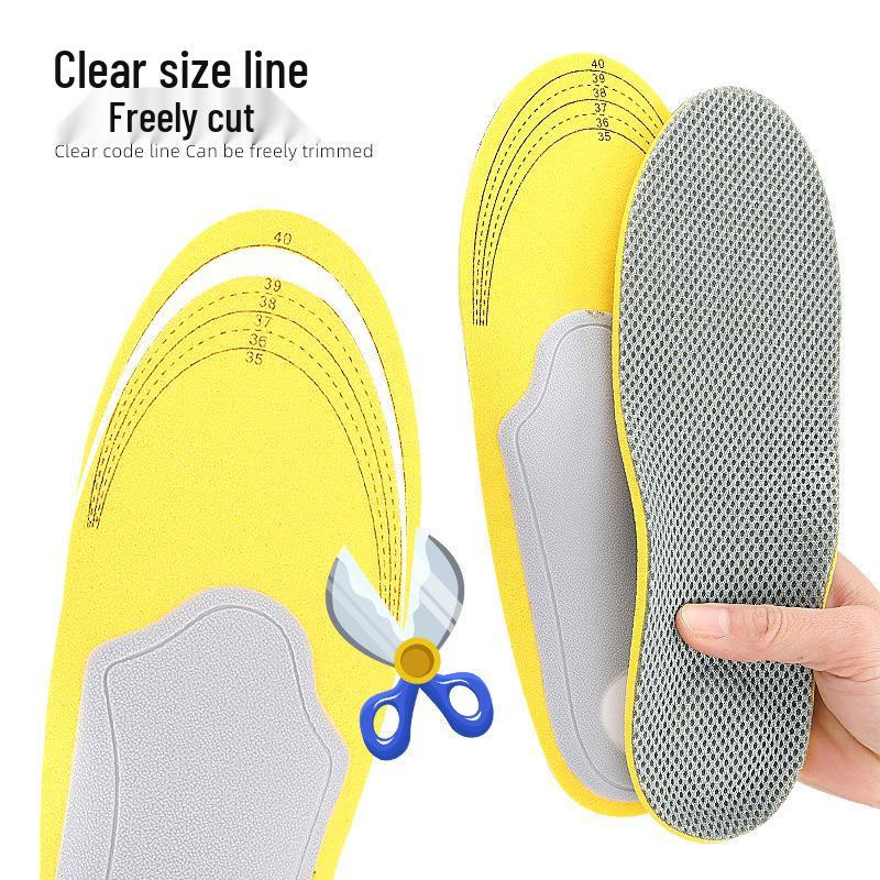 Mesh Arch Support Insoles for Flat Feet - Unisex Shoe Inserts for Bow Leg Correction