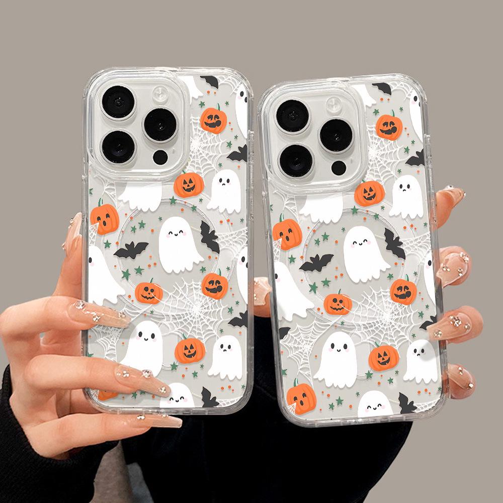 Apple 17ProMax/13ProMax Ghost Halloween Hard Phone Case