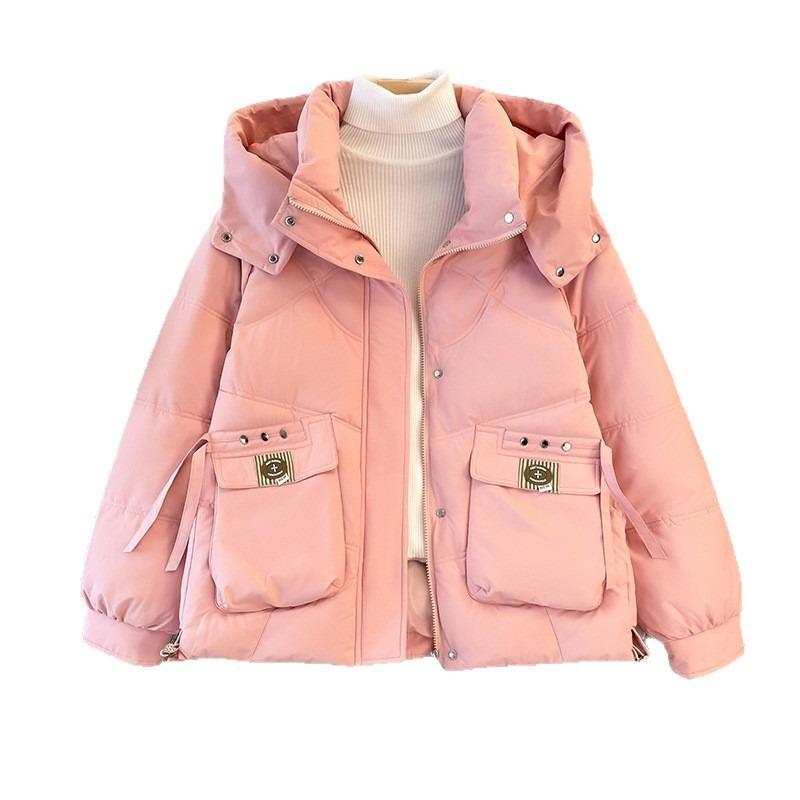 Winter new fattened large size short down cotton-padded clothes women's loose cotton-padded clothes thickened cotton-padded jackets trendy jackets
