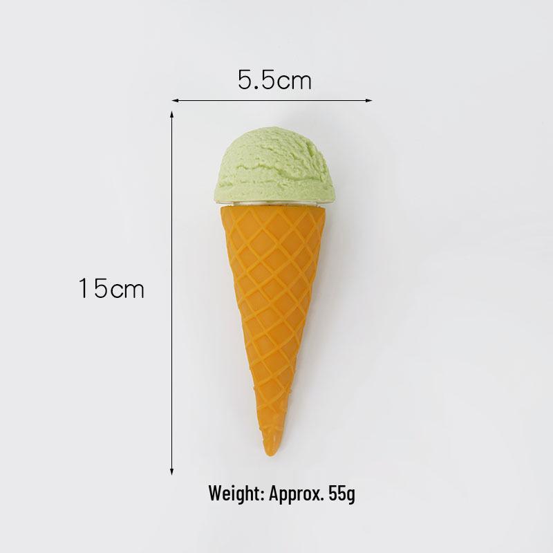 Creative DIY Ice Cream Cone Model Toy - Fun Dessert Decoration Prop
