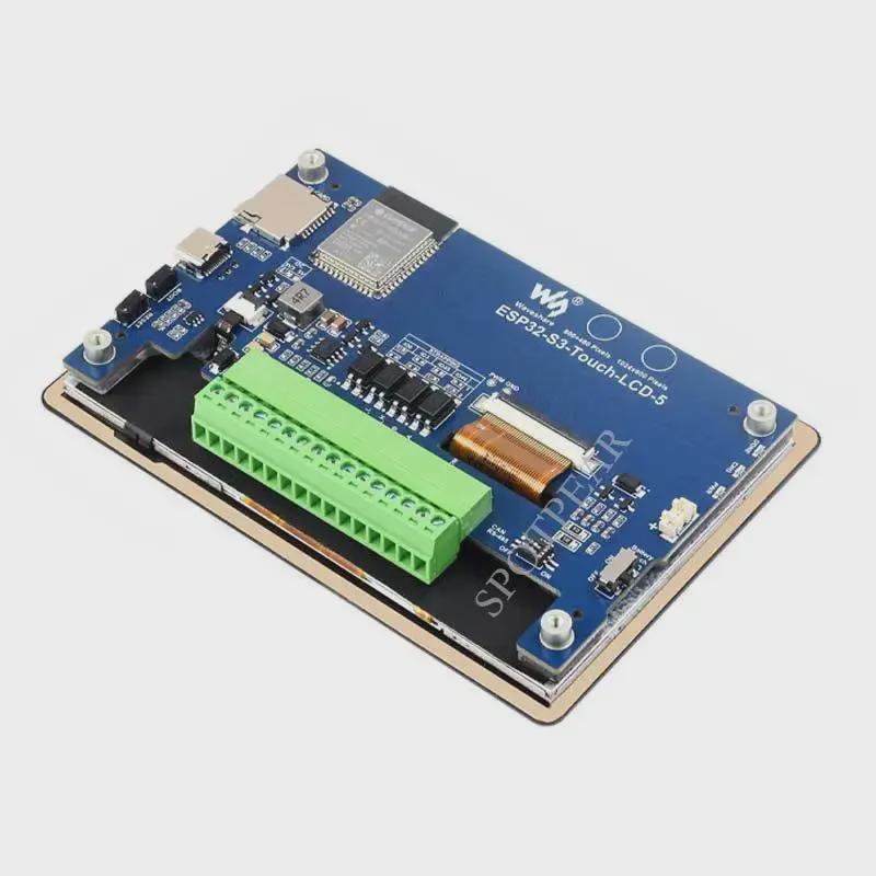 ESP32 S3 Dev Board with 5" 1024x600 Touch LCD, LVGL, CAN/RS485, and Sensor.