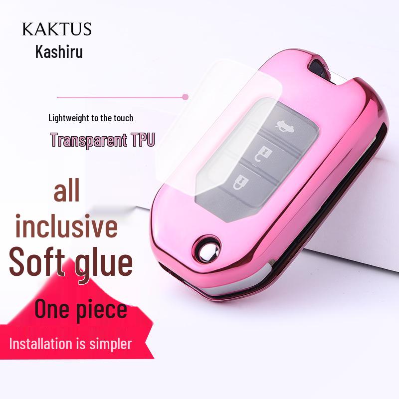 Kashiru TPU Key Case for Honda Lingpai, Jade, Accord: Full Protection