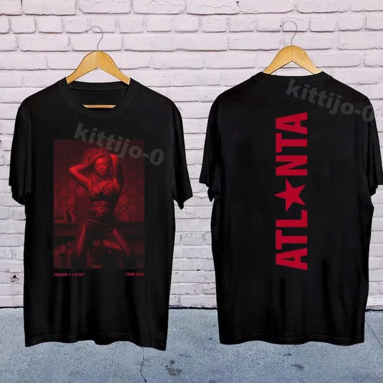 

Beyonce Merch Cowboy Carter Tour 2025 Houston TX Exclusive reprint Shirt Unisex T-Shirt XXL