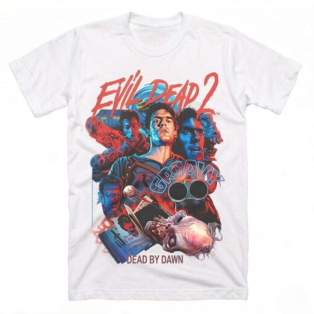

Summer Evil Dead 2 Groovy TShirt Unisexs Tshirts Y2k Clothes Unisex Luxury Unisexs Clothing Luxury UnisexClothingSuitable Both Unisex Women XL