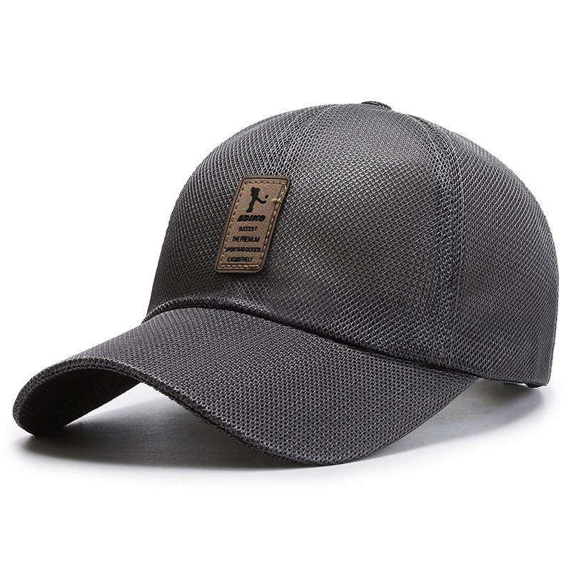 Baseball Mesh Cap Hats Adjustable Summer Sun Protection Outdoor Breathable