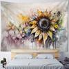 Beautiful Sunflower Field Tapestry Office Living Room Tapestry Home Wall Decoration Tapestry