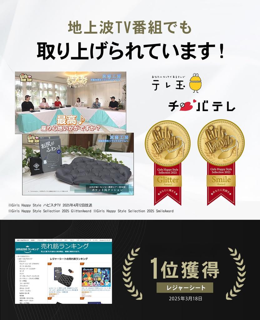 Cojín de Bolsillo para Glúteos y Picnic de Aire para Glúteos Ideal para Aviones y Noche Oscura de Tabinekobo [¡Suave Esponjoso!] Sábana, Gruesa, Individual, Cojín, Cojín,