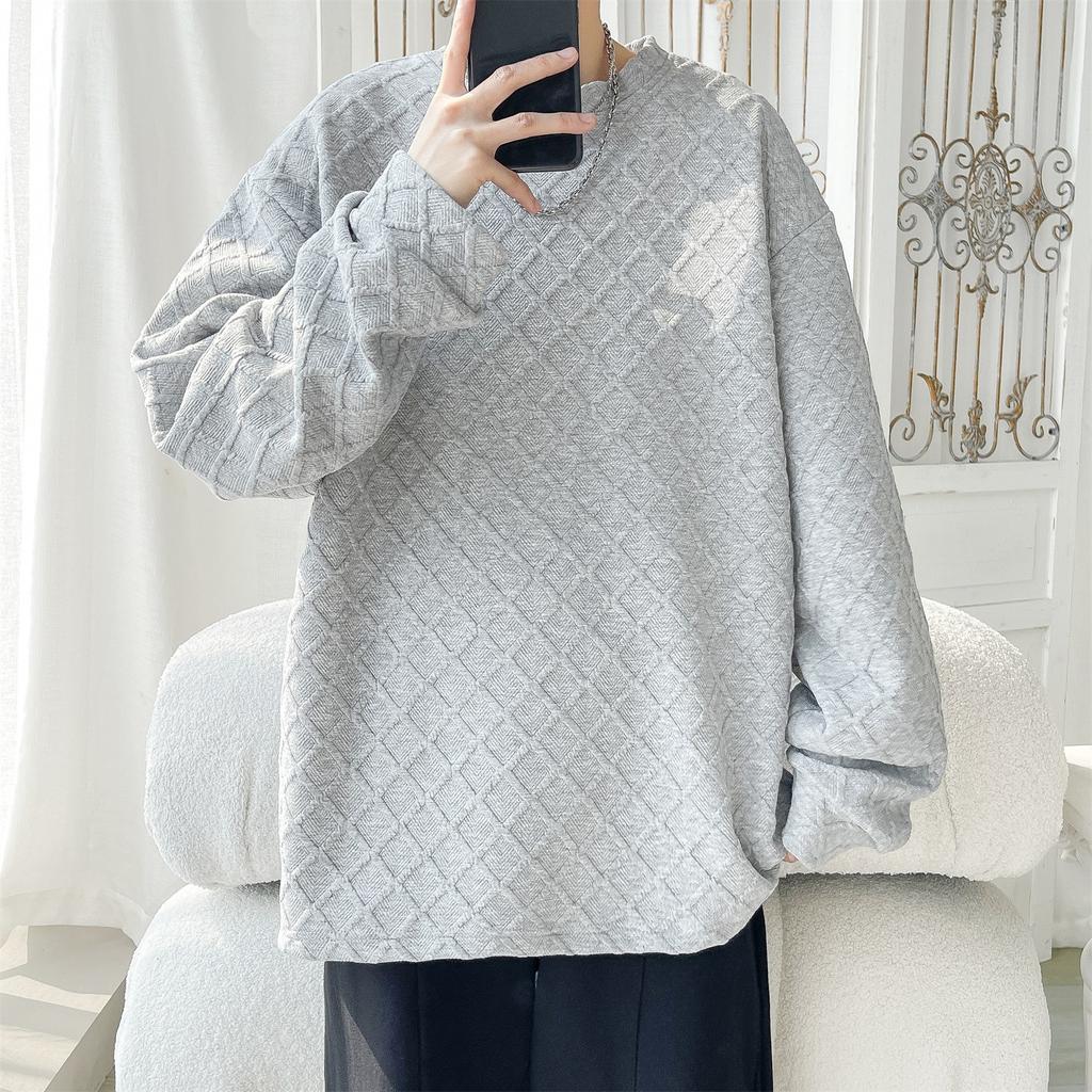 Fleece Sweater Men's Guochao Simple Thickened Thermal Jacket Winter Loose and Versatile Couple Clothing Fleece Jacket Men