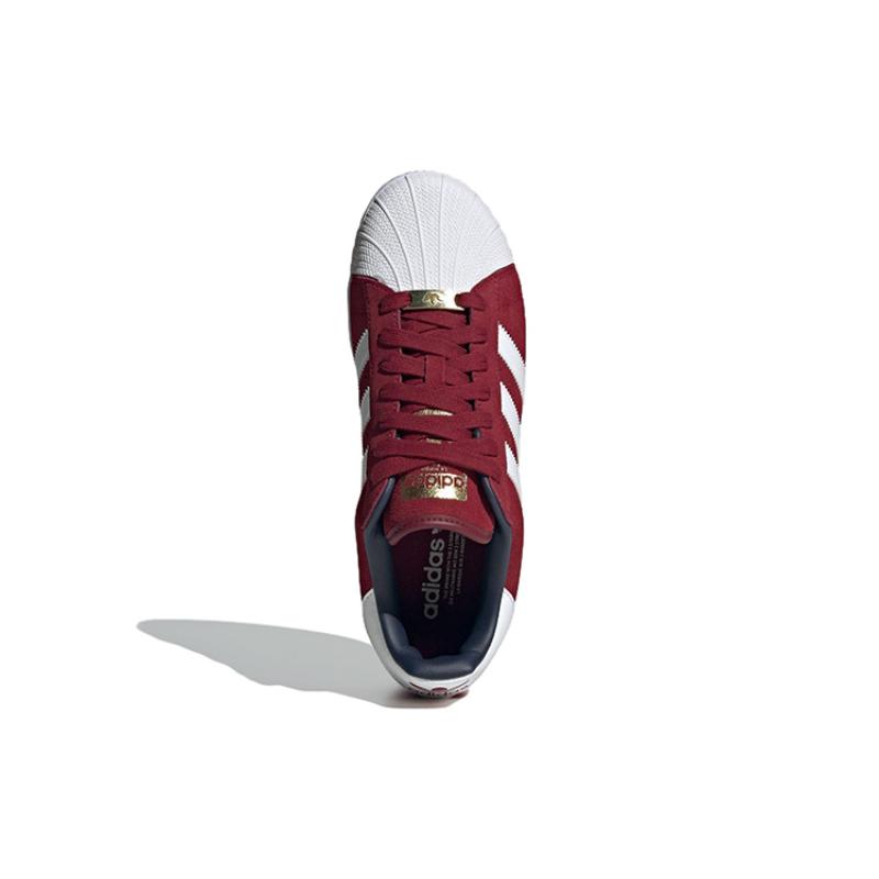 Adidas Superstar Xlg Collegiate Burgundy White Sneakers IE9872