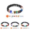 Natural Stone Constellation Bracelet With Handcrafted Planet Design For Couples And Travel Gift