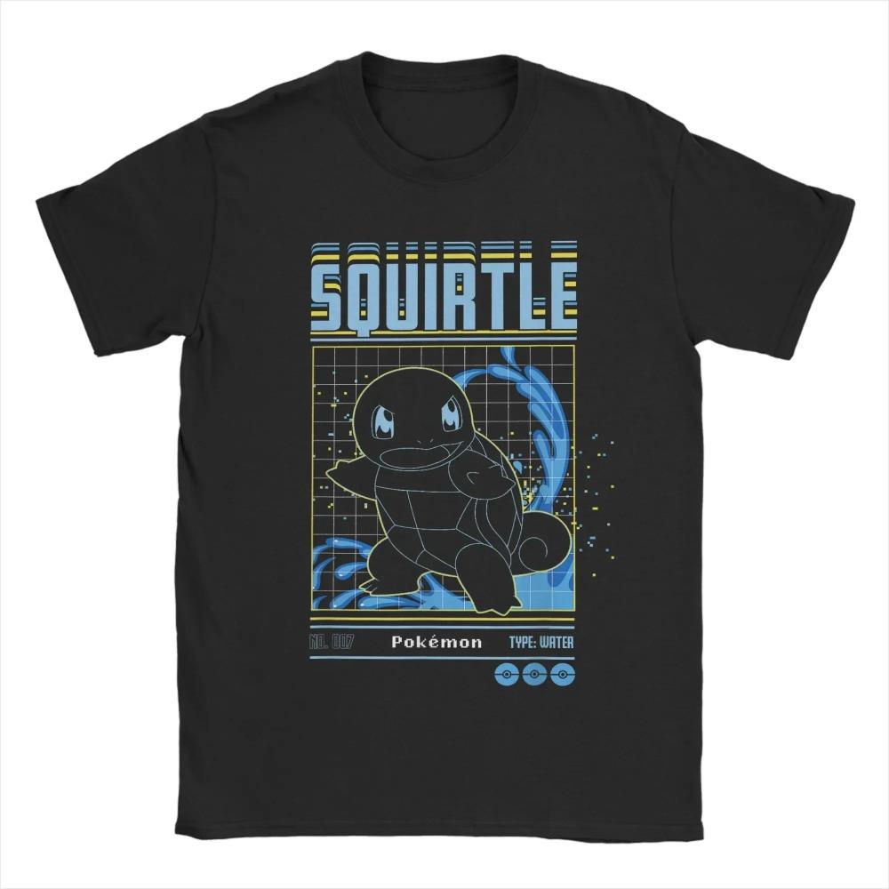 Summer's new  Sleeping Kabi Beast printed men's T-shirt, round neck, 100% pure cotton T-shirt, cute  printed top