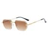 Frameless Rimless Sunglasses Square Driving Eyewear Retro Men Sunglasses  Female