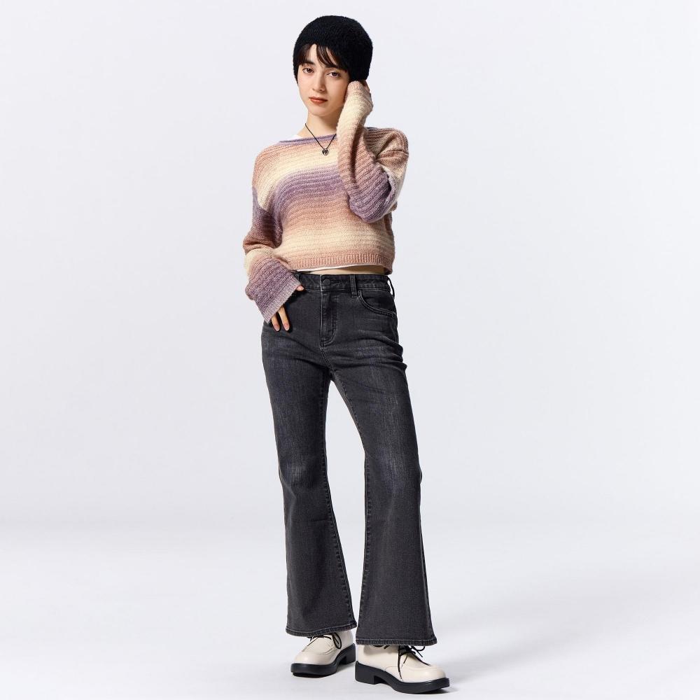 

Джинсы Gu By Uniqlo Slim Flare Ntq+ec Short Length