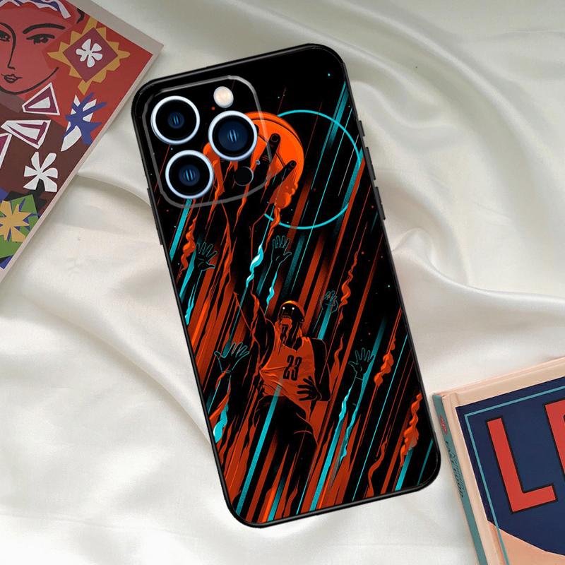 Basketball Basket Phone Case For iPhone 16 15 14 13 12 11 17 Pro Max 15 16 Plus 12 Mini 16e 17 Air Funda Cover