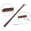 75cm Wooden Shoehorn | Easy Shoe Lifter & Adjustable Handle for Convenient Use