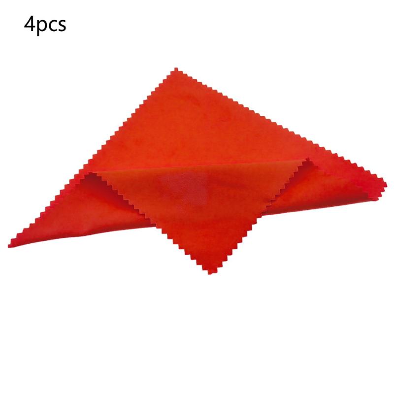 Polishing Cleaning Cloths 4 Pack Accessory Cleaning Cloths Guitar Polishing Microfiber Wax Removal Cloths