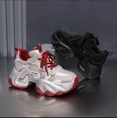 Neue Water Diamond Damen Schuhe mit dickem Boden und erhöhter Höhe um 6cm Freizeitschuhe Outdoor Rutschfest Sportschuhe