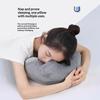 U-Shaped Comfortable Self-Inflating Air Pillow Neck Support Inflatable Airplane Travel Neck Pillow Inflatable Sleeping Pillow