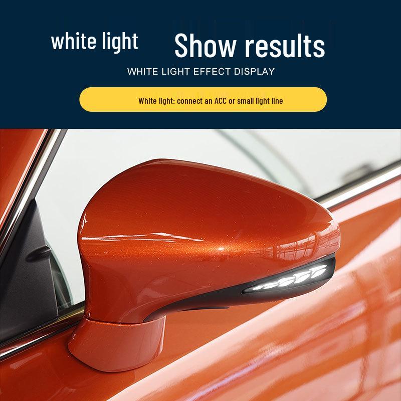 Lexus IS/ES/CT/LS/RC Rearview Mirror Blue Sequential Turn Signal & Dynamic Daytime Running Light