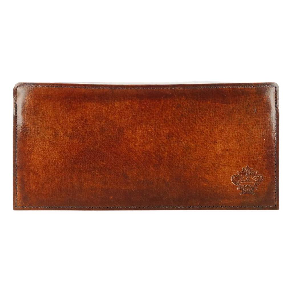 Long Wallet Genuine Leather Patina Patina Made in Japan Billfold Card Case Cowhide Leather Navy [Orobianco] Men's ORS-071609