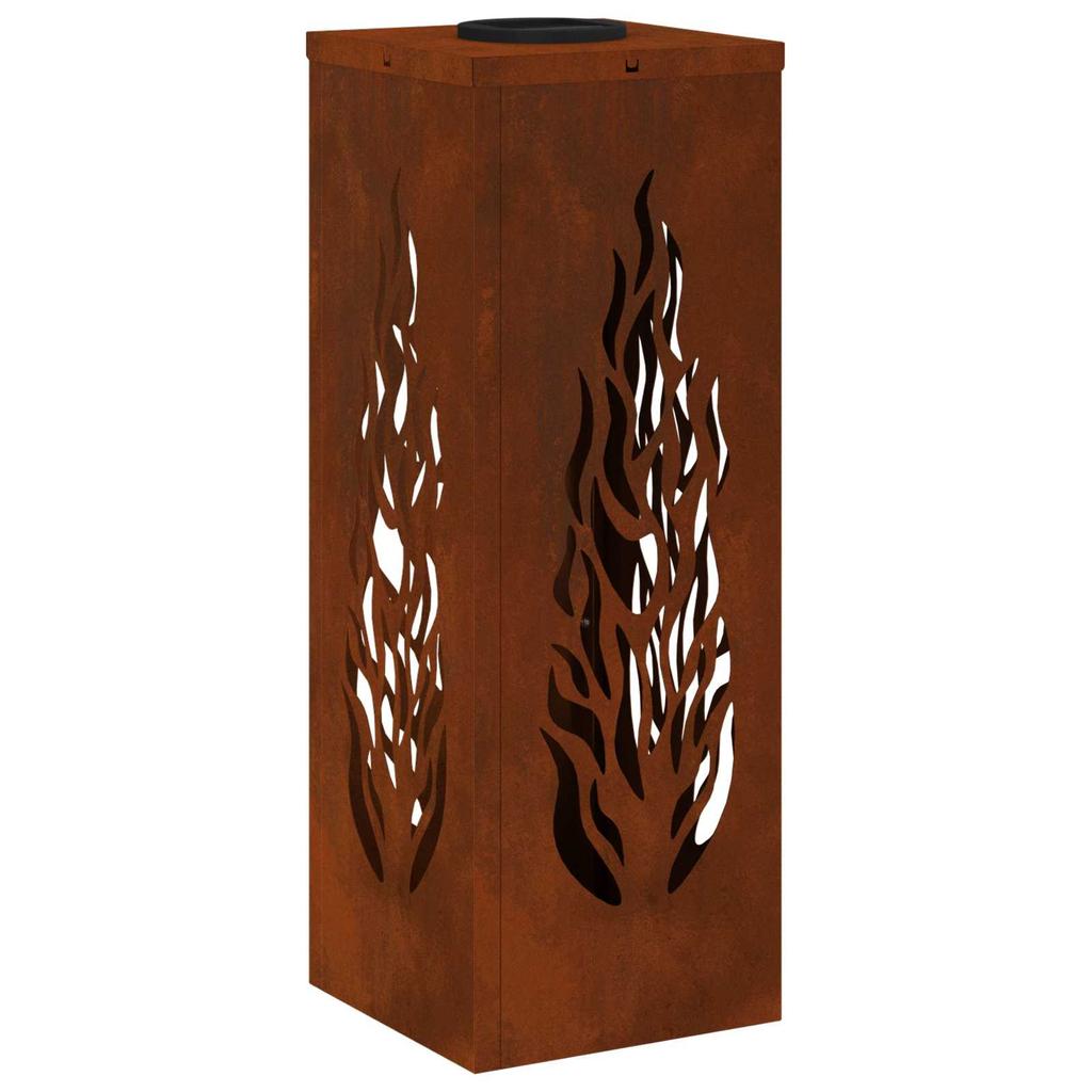 Solar LED Path Light 2 Pcs Bronze Weatherproof Steel