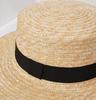 Sun Hats For Women Summer Adjustable Sun Protection Wide Brim Straw Boater Hat For Outdoor Beach Travel Fishing