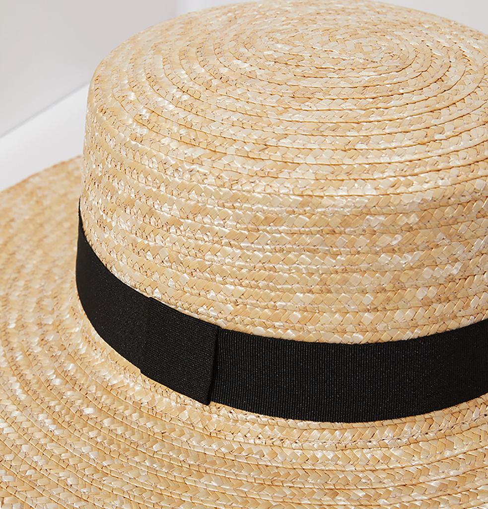 Sun Hats For Women Summer Adjustable Sun Protection Wide Brim Straw Boater Hat For Outdoor Beach Travel Fishing
