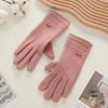Touchable Screen Winter Gloves Plush Skiing Gloves Touch Screen Gloves  for Outdoor Cycling Skiing