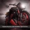 Ktecks 4PCS Motorcycle Indicators - Flowing Turn Signal Lights, Daytime Running And Brake Lights - 12V LED Amber White Red For Motorbike