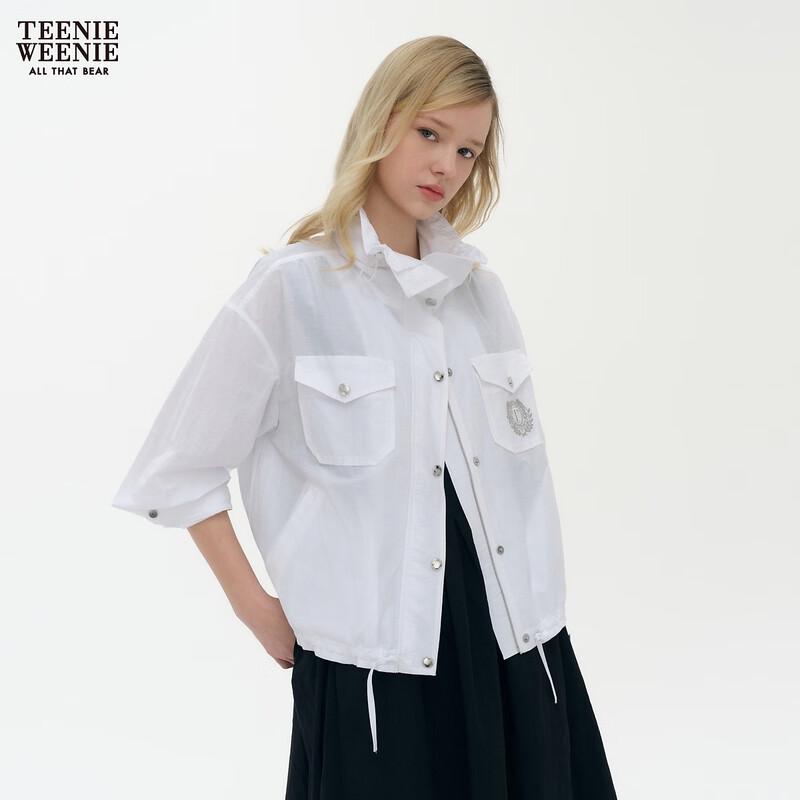 Teenie Weenie Women's Bear Letter Summer Jacket