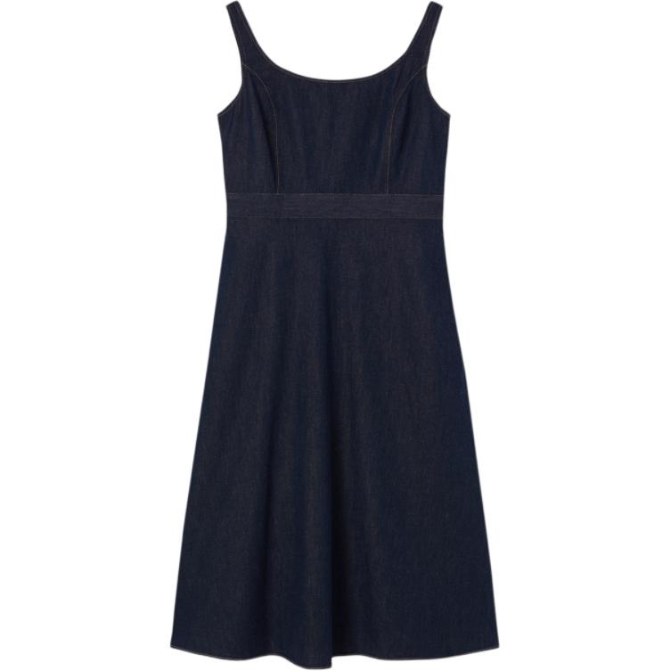 

Levis Повседневное Удобное Однотонное Платье-Деним Без Рукавов с Круглым Вырезом Женские платья 003I4-0000 XS