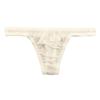 La-Pomme Airy See-Through NHK Fabric Shiny T-Back Thong Underwear Made In Japan