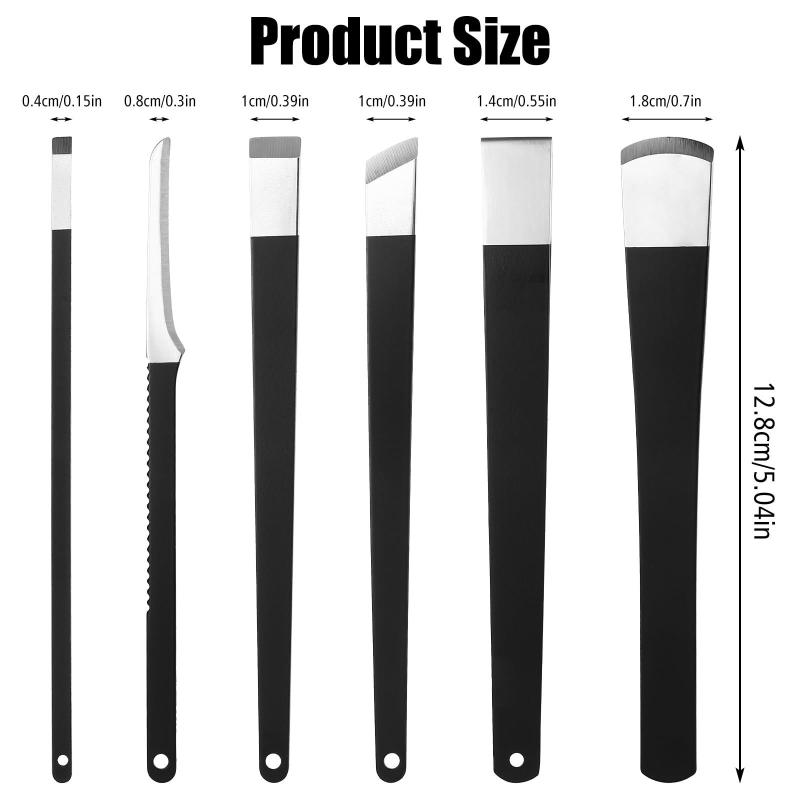 Stainless Steel Ingrown Toenail File Trimmer Set Professional Sharp Safe for Home Pedicure Daily Foot Care Tools