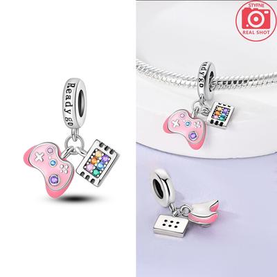 Original Charms Copper Colorful Game Console Party Pendants Fit Charms Plata Bracelets For Women Jewelry Making Gifts