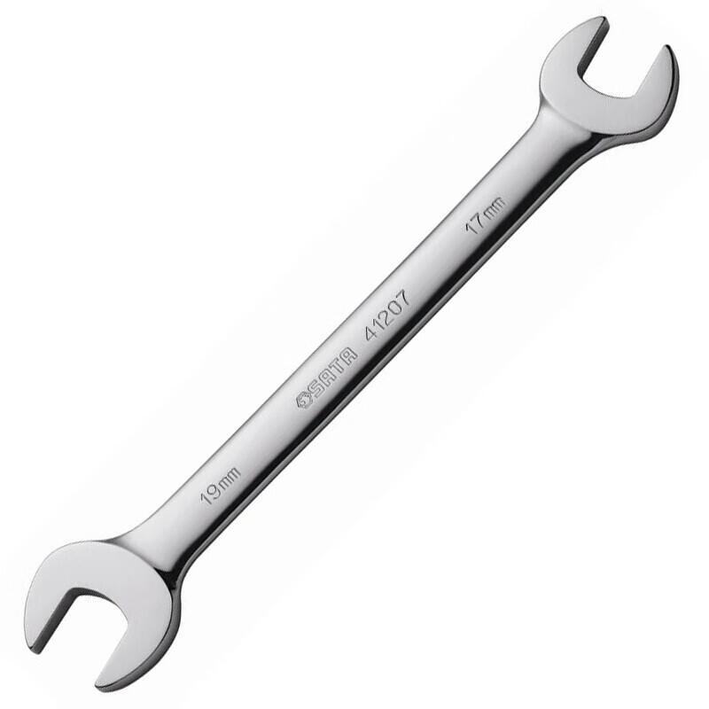 SATA Fully Polished Double Open End Wrench