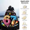 1PC Custom Name Happy 67th Birthday! Flannel Blanket Versatile,all-season Throw Suitable for the Living Room,bedroom,camping,travel,and Gift