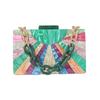 Wallets For Women Handbags Trends Shell Patchwork Clutch Purse Promotion Acrylic Evening Bag Shoulder Crossbody Wedding Banquet