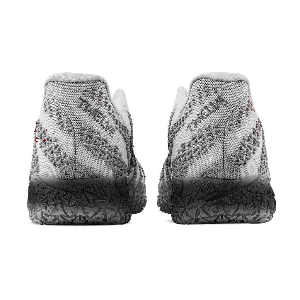 Nike Ja Morant 3 Shadow Of Scarlet, Fluid Bear Abrasion Resistant Low top Basketball Shoes Unisex Gray Red HF2794-100(Team773--)