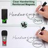 8-50Pcs Fine Tip Magnetic Whiteboard Markers with Eraser Cap, Non-Toxic Quick-Dry Dry Erase Pens, Whiteboard Accessorie, Teacher
