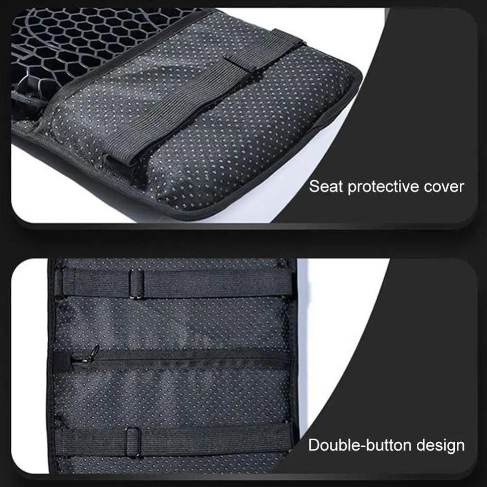 Elastic Motorcycle Seat Padding Breathable 3D Honeycomb Motorcycle Seat Cover  Long-distance Rides