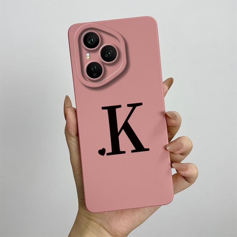 Case For Honor 400 Pro Luxury Letters Soft Phone Back Cover For Honor400 Pro 5G Full Protection Liquid Silicone Shockproof Funda