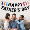 Festival Father's Day Letter Banner Paper Father's Day Ornament Tie Hanging Banner  Party Favors