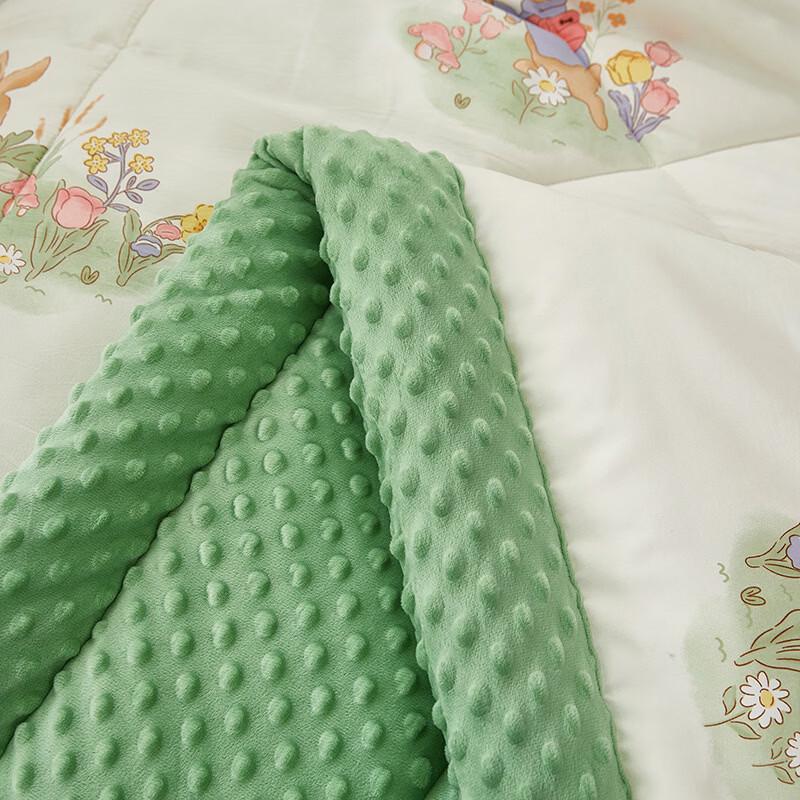 Oeny Machine Washable Washed Cotton Bean Quilt