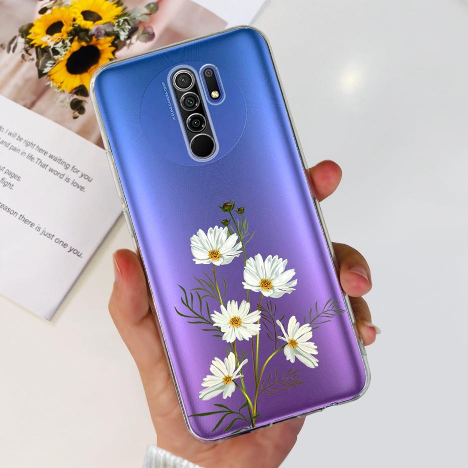 For Xiaomi Redmi 9 Case Stylish Painted Fundas 6.53'' Soft Silicone Phone Case For Xiaomi Redmi 9 Prime Redmi9 Back Cover Bumper