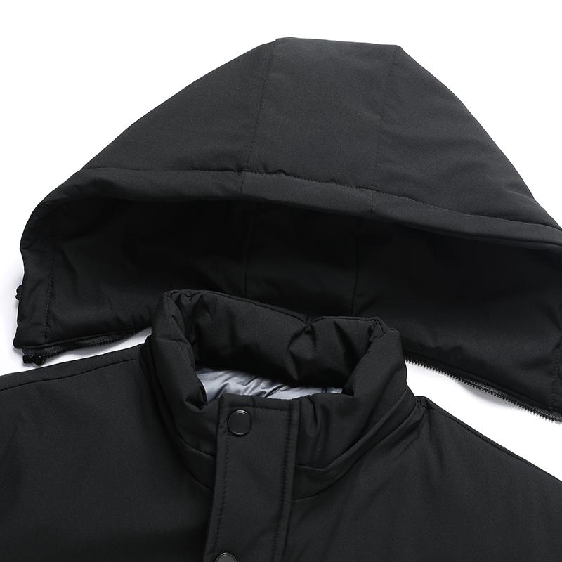 2026 Neue Winter Lange Parkas Herren Verdicken Lässiger Parka Slim Fit Jacke Wasserdicht Warm Kapuze Abnehmbare Oberbekleidung Mantel